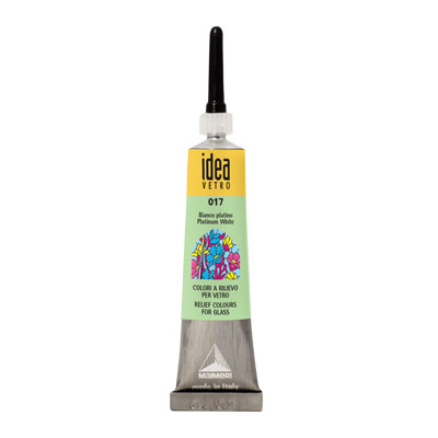 COLORI+IDEA+VETRO+RILIEVO+ML%2E20+BIANCO+PLATINO%3Cbr%3E%3Ci%3EMAIMERI%3C%2Fi%3E