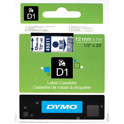 NASTRO+PER+DYMO+LP%2FLM+D1+12X7+BLU%2FTRASPARENTE%3Cbr%3E%3Ci%3EDYMO%3C%2Fi%3E