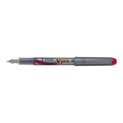 STILO+PILOT+V%2DPEN+SILVER+ROSSO%3Cbr%3E%3Ci%3EPILOT%3C%2Fi%3E