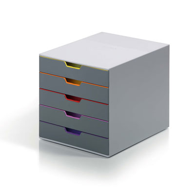 CASSETTIERA+VARICOLOR+5+CASSETTI+CM%2E29%2E2X28X35%2E6%3Cbr%3E%3Ci%3EDURABLE%3C%2Fi%3E