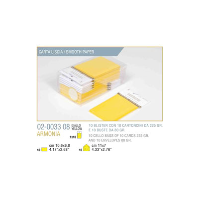 BLISTER+10%2F10+BIGLIETTO+BUSTA+ARMONIA+CM%2E7X11+GIALLO%3Cbr%3E%3Ci%3EKARTOS%3C%2Fi%3E