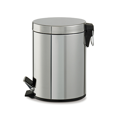 BIDONE+CON+PEDALE+E+VASCHETTA+LT%2E5+COL%2E+INOX%3Cbr%3E%3Ci%3EPERFETTO%3C%2Fi%3E