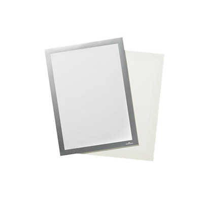 CORNICE+A+STRAPPO+RIMOVIBILE+DURAFRAME+GRIP+A4+ARGENTO%3Cbr%3E%3Ci%3EDURABLE%3C%2Fi%3E
