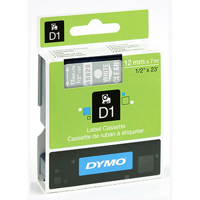 NASTRO+PER+DYMO+LP%2FLM+D1+12X7+BIANCO%2FTRASPARENTE%3Cbr%3E%3Ci%3EDYMO%3C%2Fi%3E