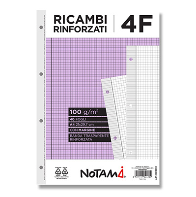 RICAMBIO+RINFORZATO+GR%2E100+A4+FG%2E40+NOTAMI+4F%3Cbr%3E%3Ci%3ENOTAMI%3C%2Fi%3E