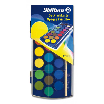 ACQUERELLI+22+COLORI+CON+PENNELLO+PELIKAN%3Cbr%3E%3Ci%3EPELIKAN%3C%2Fi%3E