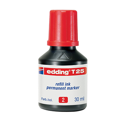 INCHIOSTRO+EDDING+T25+PER+MARKER+ML%2E30+ROSSO%3Cbr%3E%3Ci%3EEDDING%3C%2Fi%3E