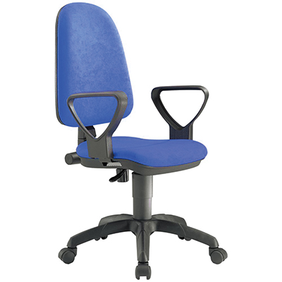POLTRONA+OPERATIVA+CON+BRACCIOLI+ATLAS+BLU%3Cbr%3E%3Ci%3EUNISIT%3C%2Fi%3E