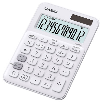 CALCOLATRICE+TAVOLO+CASIO+MS%2D20UC+BIANCO%3Cbr%3E%3Ci%3ECASIO%3C%2Fi%3E