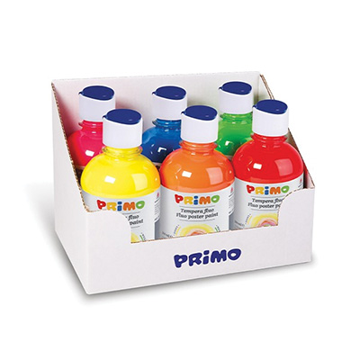 TEMPERA+PRONTA+PRIMO+FLUO+ML%2E300+PZ%2E6+COLORI+ASSORTITI%3Cbr%3E%3Ci%3EPRIMO%3C%2Fi%3E