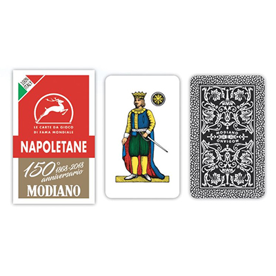 CARTE+NAPOLETANE+ROSSO+150+MODIANO+PZ%2E40%3Cbr%3E%3Ci%3EMODIANO%3C%2Fi%3E