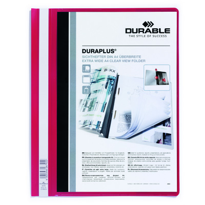 CARTELLINA+PPL+CON+LINGUELLA+DURAPLUS+A4+RETRO+ROSSO%3Cbr%3E%3Ci%3EDURABLE%3C%2Fi%3E