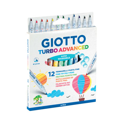 PENNARELLI+GIOTTO+TURBO+ADVANCED+SUPERLAVABILE+PZ%2E12%3Cbr%3E%3Ci%3EGIOTTO%3C%2Fi%3E