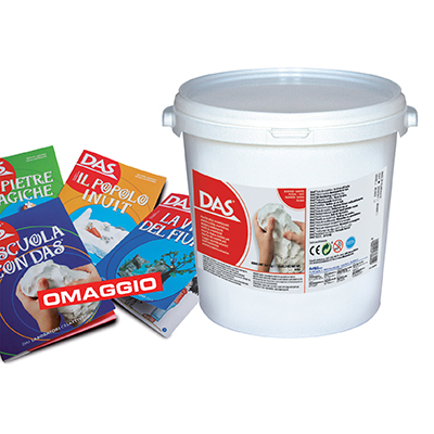 DAS+PRONTO+BIANCO+KIT+SCHOOLPACK+5X1+KG+%2B++GUIDA+IN+OMAGGIO%3Cbr%3E%3Ci%3EFILA%3C%2Fi%3E