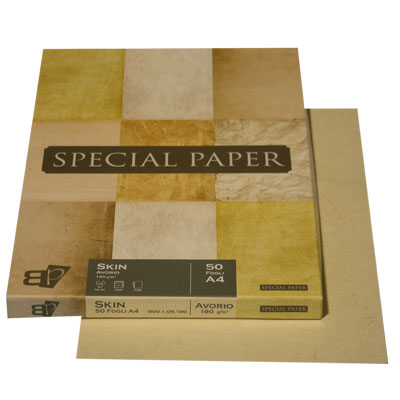 CARTA+SKIN+A4+GR%2E190+FG%2E50+AVORIO%3Cbr%3E%3Ci%3EBAPI%3C%2Fi%3E
