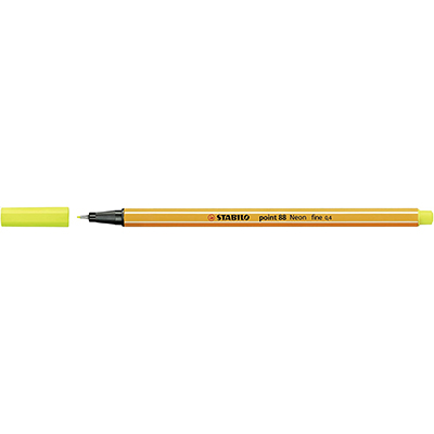 PENNA+STABILO+POINT+88+NEON+GIALLO+024%3Cbr%3E%3Ci%3ESTABILO%3C%2Fi%3E