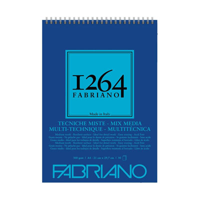 BLOCCO+FABRIANO+1264+TECNICHE+MISTE+A4+GR%2E300+FG%2E30+SPIRALE+LATO%3Cbr%3E%3Ci%3EFABRIANO%3C%2Fi%3E