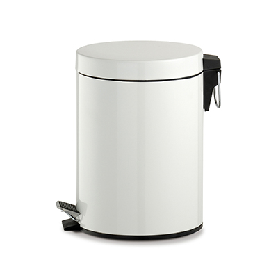 BIDONE+CON+PEDALE+E+VASCHETTA+LT%2E5+COL%2E+BIANCO%3Cbr%3E%3Ci%3EPERFETTO%3C%2Fi%3E