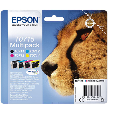MULTIPACK+EPSON+T071540+4+COLORI%3Cbr%3E%3Ci%3EEPSON%3C%2Fi%3E