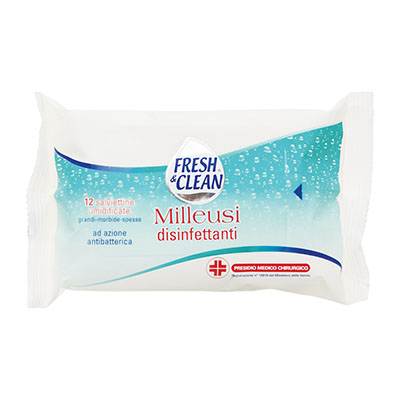 SALVIETTE+FRESH%26CLEAN+MILLEUSI+DISINFETTANTI+PZ%2E12%3Cbr%3E%3Ci%3EFRESH+%26+CLEAN%3C%2Fi%3E