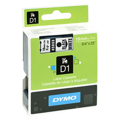 NASTRO+PER+DYMO+LP%2FLM+D1+19X7+NERO%2FBIANCO%3Cbr%3E%3Ci%3EDYMO%3C%2Fi%3E