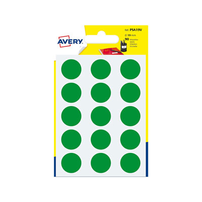 ETICHETTE+ROTONDE+ADESIVE+IN+BLISTER+COL%2E+VERDE+DIAM+19+MM+FG%2E6%3Cbr%3E%3Ci%3EAVERY%3C%2Fi%3E