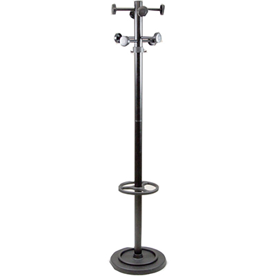 PORTA+ABITI+TOTEM+NERO+CON+PORTAOMBRELLI%3Cbr%3E%3Ci%3EUNISIT%3C%2Fi%3E