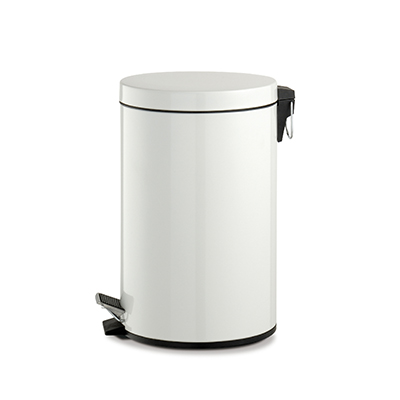 BIDONE+CON+PEDALE+E+VASCHETTA+LT%2E12+COL%2E+BIANCO%3Cbr%3E%3Ci%3EPERFETTO%3C%2Fi%3E