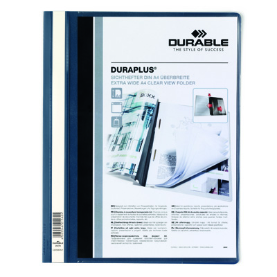 CARTELLINA+PPL+CON+LINGUELLA+DURAPLUS+A4+RETRO+BLU%3Cbr%3E%3Ci%3EDURABLE%3C%2Fi%3E