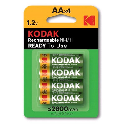 BATTERIE+KODAK+RICARICABILI+NI+MH+STILO+AA+2600+MAH+PZ+4%3Cbr%3E%3Ci%3EKODAK%3C%2Fi%3E