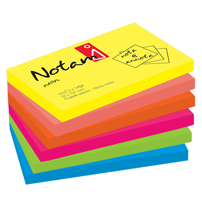 FOGLIETTI+ADESIVI+NOTAMI+GR%2E75+FG+100+MM%2E75X127+COLORI+NEON%3Cbr%3E%3Ci%3ENOTAMI%3C%2Fi%3E