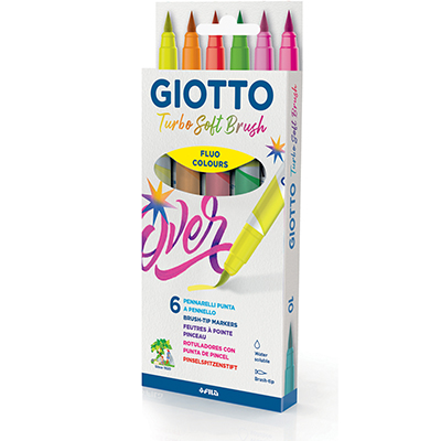 PENNARELLI+GIOTTO+TURBO+SOFT+BRUSH+FLUO+%2D+PZ+6%3Cbr%3E%3Ci%3EGIOTTO%3C%2Fi%3E