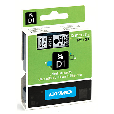 NASTRO+PER+DYMO+LP%2FLM+D1+12X7+NERO%2FTRASPARENTE%3Cbr%3E%3Ci%3EDYMO%3C%2Fi%3E