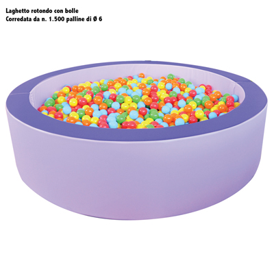 MORBIDOSI+LAGHETTO+ROTONDO+CON+1500+PALLINE%3Cbr%3E%3Ci%3EOMSI%3C%2Fi%3E