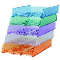VASCHETTA+PORTACORRISPONDENZA+TRASPARENTE+BLU%3Cbr%3E%3Ci%3EARDA%3C%2Fi%3E