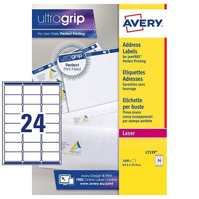 ETICHETTE+ADESIVE+ULTRAGRIP+STAMPABILI+63%2C5X33%2C9+FG%2E15%3Cbr%3E%3Ci%3EAVERY%3C%2Fi%3E