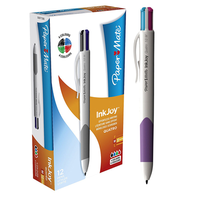 SFERA+PAPER+MATE+4+COLORI+INKJOY+QUATRO+A+SCATTO%3Cbr%3E%3Ci%3EPAPER+MATE%3C%2Fi%3E