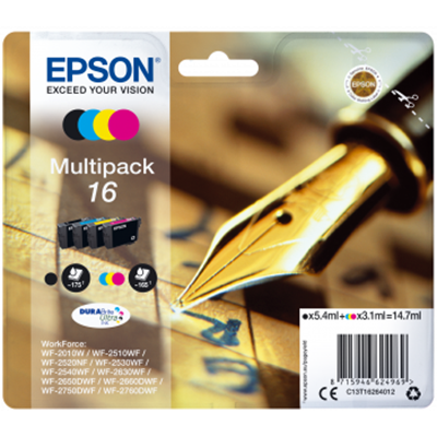 MULTIPACK+EPSON+T162640+4+COLORI+N%2E16%3Cbr%3E%3Ci%3EEPSON%3C%2Fi%3E