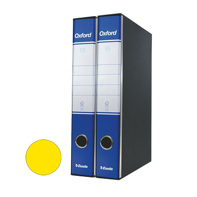 REGISTRATORE+OXFORD+COMMERCIALE+DORSO+5+GIALLO%3Cbr%3E%3Ci%3EESSELTE%3C%2Fi%3E