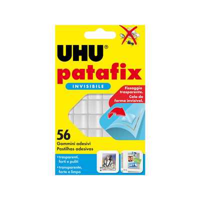 ADESIVO+GOMMATO+REMOVIBILE+UHU+PATAFIX+TRASPARENTE%3Cbr%3E%3Ci%3EUHU%3C%2Fi%3E