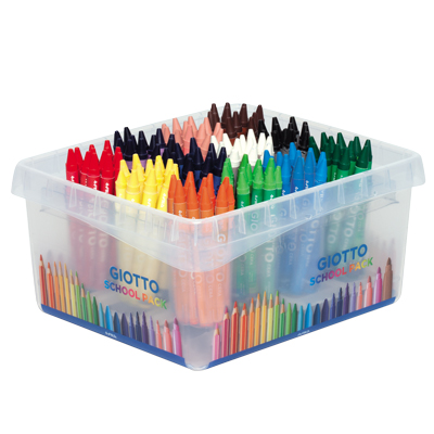 PASTELLI+CERA+GIOTTO+SCHOOLPACK+PZ%2E144+DA+12X12+COLORI%3Cbr%3E%3Ci%3EGIOTTO%3C%2Fi%3E