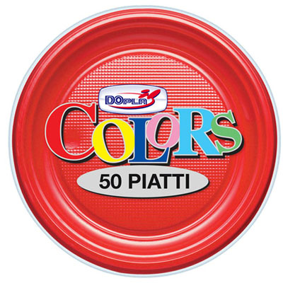 PIATTI+PLASTICA+REUSABLE+FRUTTA+DIAMETRO+17+PZ%2E25+ROSSO%3Cbr%3E%3Ci%3EDOPLA%3C%2Fi%3E