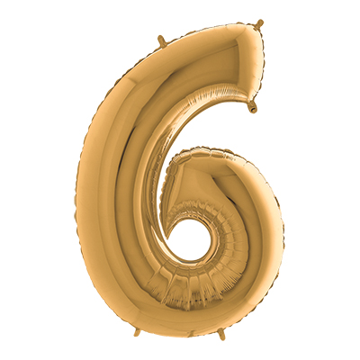 PALLONCINO+MYLAR+NUMERO+6+CM+36+COL%2EORO%3Cbr%3E%3Ci%3EBIG+PARTY%3C%2Fi%3E