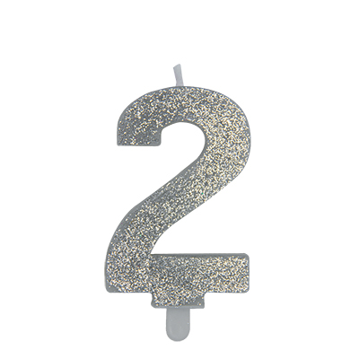 CANDELA+NUMERO+2+SWEETY+ARGENTO+GLITTER+CM+9%3Cbr%3E%3Ci%3EBIG+PARTY%3C%2Fi%3E