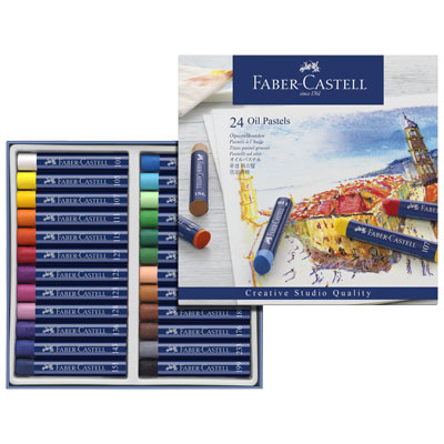 PASTELLI+AD+OLIO+FABER+SET+PZ%2E24%3Cbr%3E%3Ci%3EFABER+CASTELL%3C%2Fi%3E