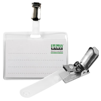 PORTABADGE+CON+CLIP+IN+METALLO+MM%2E88X55+PZ%2E50%3Cbr%3E%3Ci%3ELEBEZ%3C%2Fi%3E