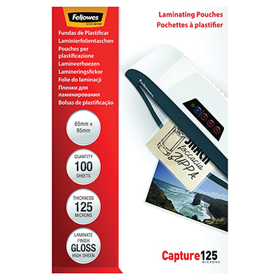 BUSTA+POUCHES+65X95+MY+125+PZ%2E100%3Cbr%3E%3Ci%3EFELLOWES%3C%2Fi%3E