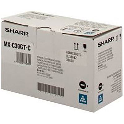 TONER+LASER+SHARP+MX%2DC30GTC+CIANO%3Cbr%3E%3Ci%3ESHARP%3C%2Fi%3E