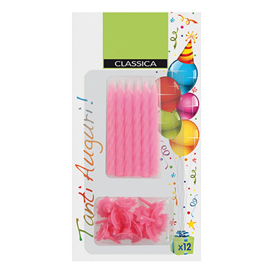 CANDELINA+PER+TORTA+COLORATA+CON+SUPPORTO+ROSA+SCURO%3Cbr%3E%3Ci%3ENO+BRAND%3C%2Fi%3E