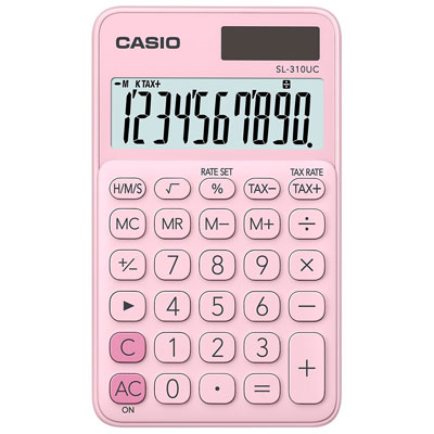 CALCOLATRICE+TASCABILE+CASIO+SL%2D310UC+10+CIFRE+ROSA+PASTELLO%3Cbr%3E%3Ci%3ECASIO%3C%2Fi%3E